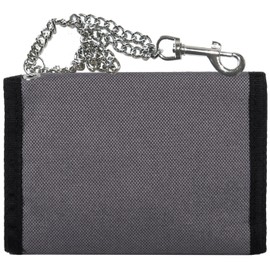 2Stoned Wallet Embroidered with Chain and Velcro Fastening Camo Gym Bag for Adults and Children, grey, m