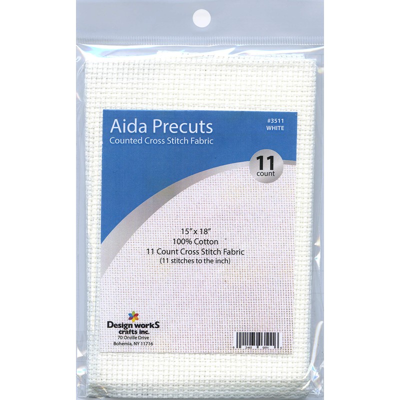 11 Count Aida Fabric Pre-Cut for Counted Cross Stitch -