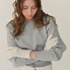 Dederit Dederrit Heart Ribbon Cubic Finger Hole Touch Wool Knit