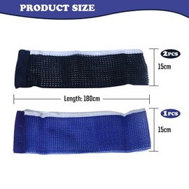 QFEHTHSK 3-Piece Table Tennis Nets, Portable Table Tennis Nets, Table Tennis Table Accessories, Table Tennis Replacement Balls, Table Tennis Training Equipment
