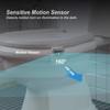 2 Pack Rechargeable Toilet Night Light with Motion Activated Sensor,