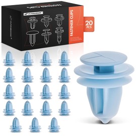 A-Premium 20PCS Nylon Door Panel Interior Trim Clips Retainer Fasteners Compatible with Honda CR-V, Civic, Accord, Pilot, Odyssey, Fit, HR-V, Ridgeline, Crosstour & Acura MDX, RDX, TLX, TSX, ILX, TL