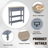 kinbor Skinny Console Table - Narrow Sofa Tables with Drawer
