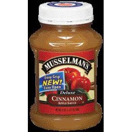 Musselman's Deluxe Cinnamon Applesauce 24 oz (Pack of 12)