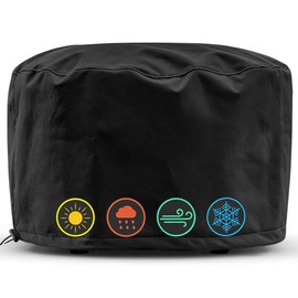 ZJYWSCH Pizza Oven Cover for Gozney Arc XL Pizza Oven Waterproof 600D Heavy Duty for ARC XL Outdoor Portable Gas Pizza Oven Cover 16" Weather Resistant