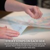 Clear Disposable Placemats for Baby, (200 Pack) Baby Eating Mat,