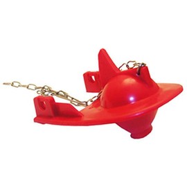 LASCO 04-1537 Kohler Replacement Red Fin Back Style with Chain Toilet Flapper