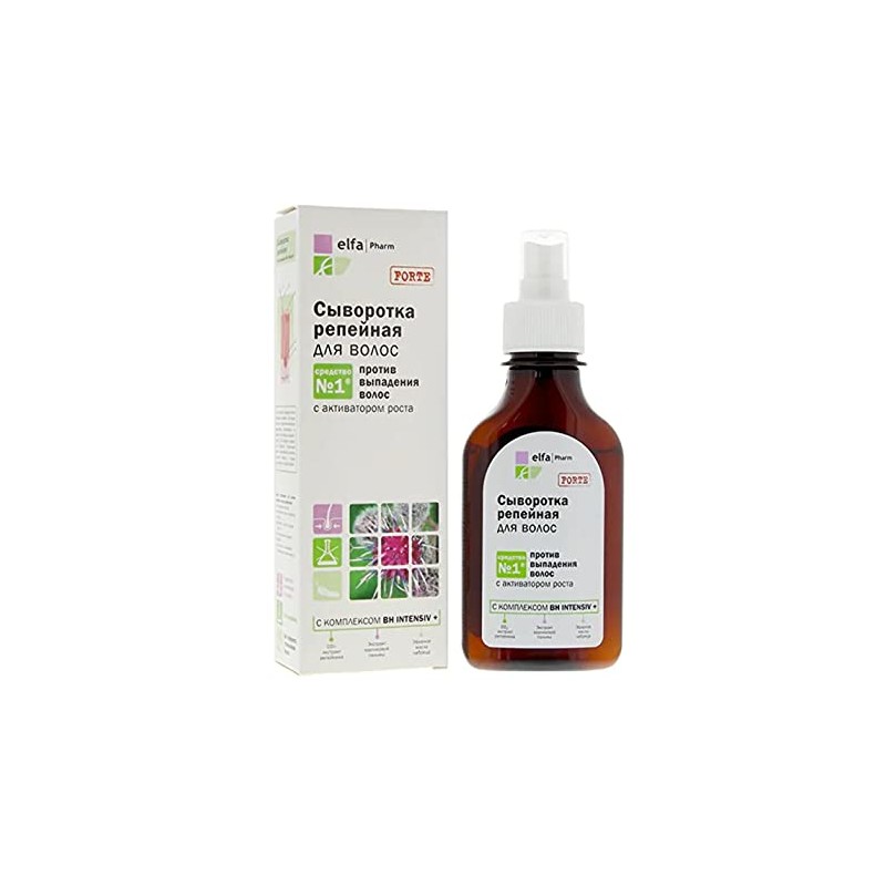10321 Burdock serum with growth activator 100ml Elfa Pharm