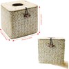 Funda de caja de pañuelos cuadrada, soporte de caja de