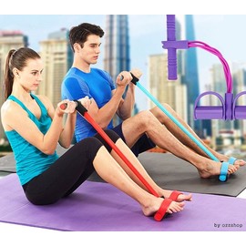 Latest 4-Line Full Body Tubing Band / Body Shaper 4-Line Full Body Tubing Band Pink 3ea