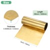 M METERXITY Brass Sheet Roll, 39"x 4"x 0.0008"(LxWxT) Metal Foil