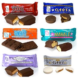 Go Max Go, Vegan Candy Bar, Variety Pack (Pack of 6)