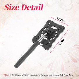 Wuiizhoxs Telescopic Rod Card Holder Reacher,Parking Toll Swiping Rod Telescopic Rod Card Holder,Car Parking Contactless Payment Rod Vehicle Parking Toll Swiping Stick