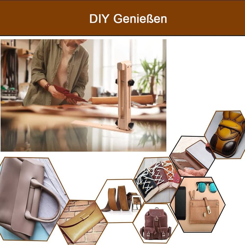 GUILOPOER Leather Tool Leather Pony, Leather Sewing Crafts DIY Sewing