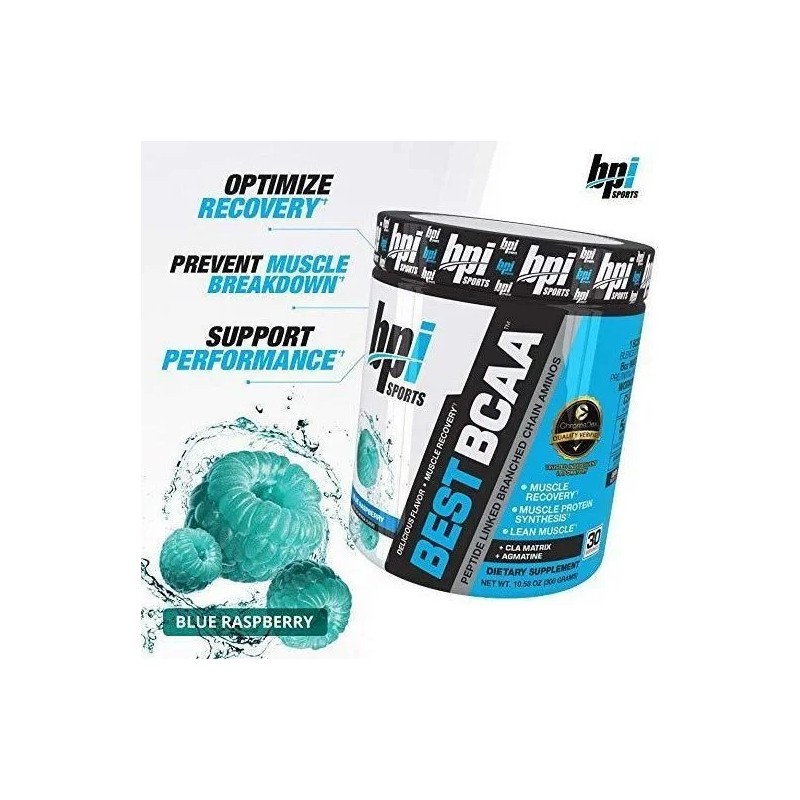Aminoacido Best Bcaa 30 Servicios Bpi Los Sabores Sabor Mora