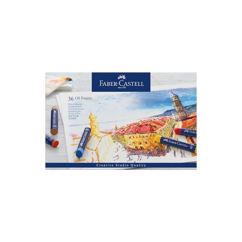 Faber-Castel Creative Studio Oil Pastel Crayons 36/pkg-