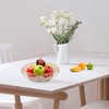 ALLCENER Fruit Bowl for Kitchen Counter, Fruit Basket with Leaf-shaped