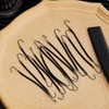 Hotop 15 Pieces Elastic Hook Hair Tie Styling Ponytail Holder