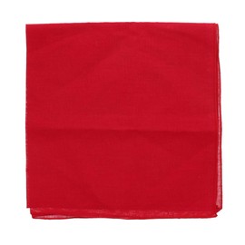 Motique Accessories Solid Color Bandana - Set of 4 (Red Black)