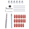 52Pcs Oblique Pocket Hole Jig Inclined 15 Degree Adjustable Drilling
