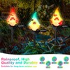 VIHOSE 3 Pack Solar Powered Gnome Garden Pathway Lights Powered