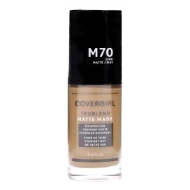 Base de maquillaje líquida CoverGirl TruBlend Matte Made media 30mL