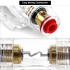 QWORK 4-8 AWG In-line Fuse Holder with 60A AGU Fuses