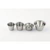 Weis Dariol tin Set Ø 6,2cm 4 Pieces, Stainless Steel