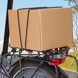 Carabiner Bungee Cord, Truck Lashing Cords with Carabiner Hooks, Heavy Duty Outdoor Luggage Rope, Black Tarp Straps, Elastic Straps for Tents, Cargo, Kayak Boat