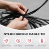 Brida Para Cables Negra,Brida Para Cables Pequeña de Nylon, 14,5