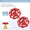 2pcs Replacement Gate Valve Handwheel,Round Wheel Valve Handle Replacement,for 3/4"