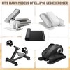 Under Desk Elliptical Mat - Non-Slip Exercise Equipment for Peloton