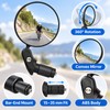 360° Adjustable Bicycle Bar End Mirror, Convex Wide-Angle Rear View