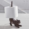 47th & Main Cast Iron Paper Towel Holder, 9.5-Inches Tall,