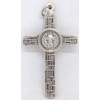 GTBITALY 10.674.31 ms Cross of Saint Benedict Silver with Mosaic