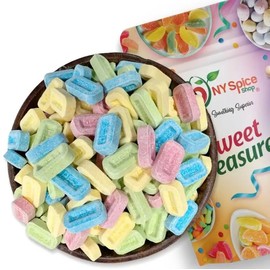 NY Spice Shop Unwrapped Pez Candy Bulk - 1 Pound Pez Mix Sour Candy - Party Decorations Sour Pez Hard Candy
