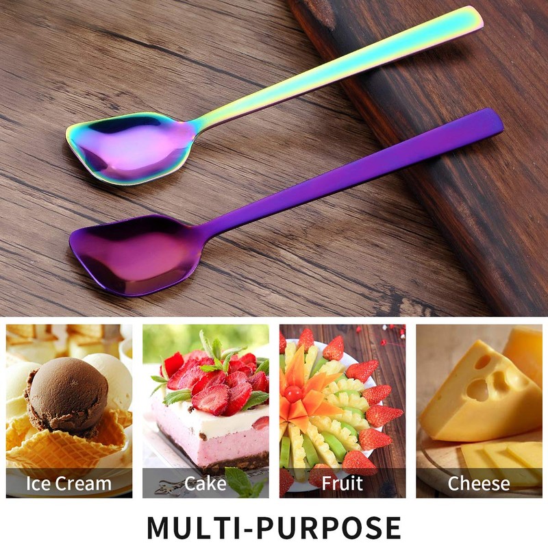 Nirosta Yogurt Spoon, Stainless Steel Gelato/ Ice Cream Spoon, Fruit