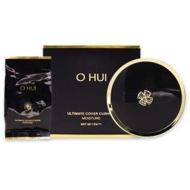 O Hui 오휘 얼티밋 커버 쿠션 모이스처 01호 밀크베이지 15g x 2ea Ohui Ultimate Cover Cushion Moisture No. 01 Milk Beige 15g x 2ea
