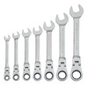 CRAFTSMAN Ratchet Set, 7-Pack, 72-Tooth, 180 Degree Flexi Head Design,