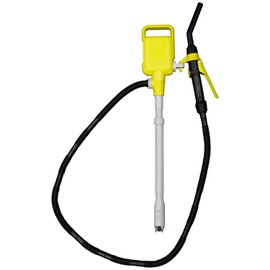 TERA PUMP Multipurpose Electric Fuel Pump (Prevents Fuel Loss) Precise Control Nozzle, Powerful Impeller 2.5 Gal/Min, Battery Powered with 4.1ft Discharge Hose for Gas Diesel AG Chemicals