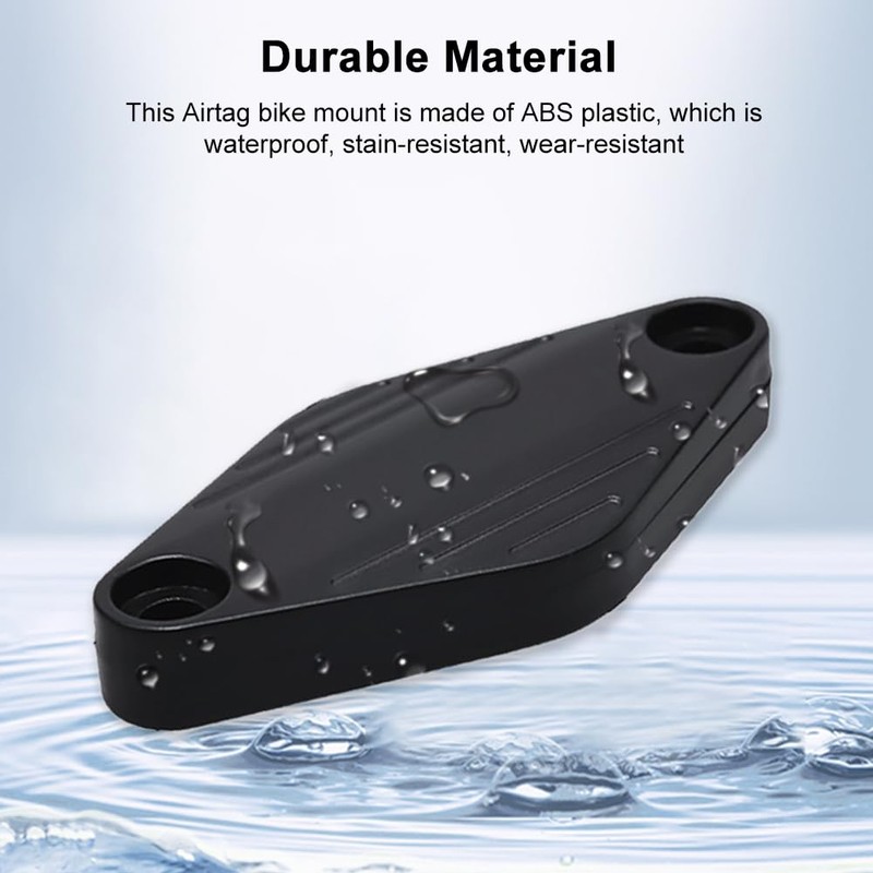 Waterproof Bicycle Mount for AirTag, Hidden Under the Bottle Holder,