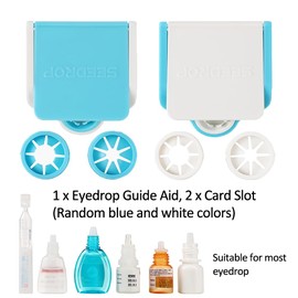 Elderly Eyedrop Applicator Aid with Card Slot for Precise Application - Reusable Tool, Simple Operation