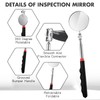 Copkim Copkim 1 Pcs Telescoping Inspection Mirror, 29 Inch Mechanics