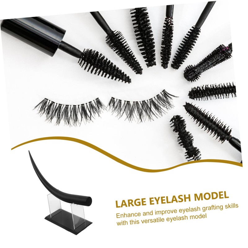 Healeved 1set Simulation Eyelash Display Model for Salon Training Realistic