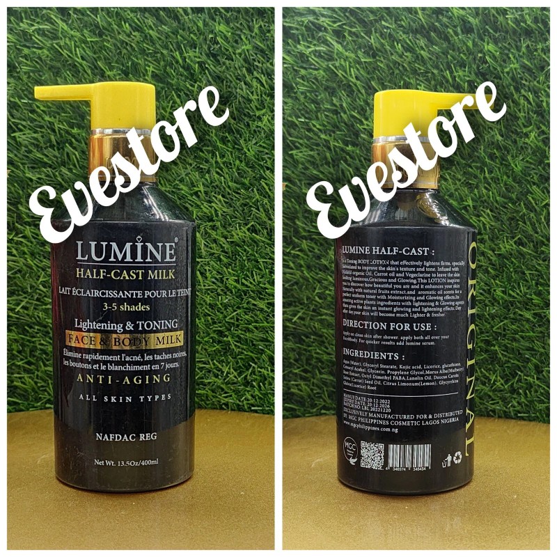 Lumine 1x LUMINE FACE & BODY LOTION STRONG WHITENING 400ml