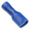 20 x Blue 4.8mm Female Fully Insulated Crimp Spade Connector
