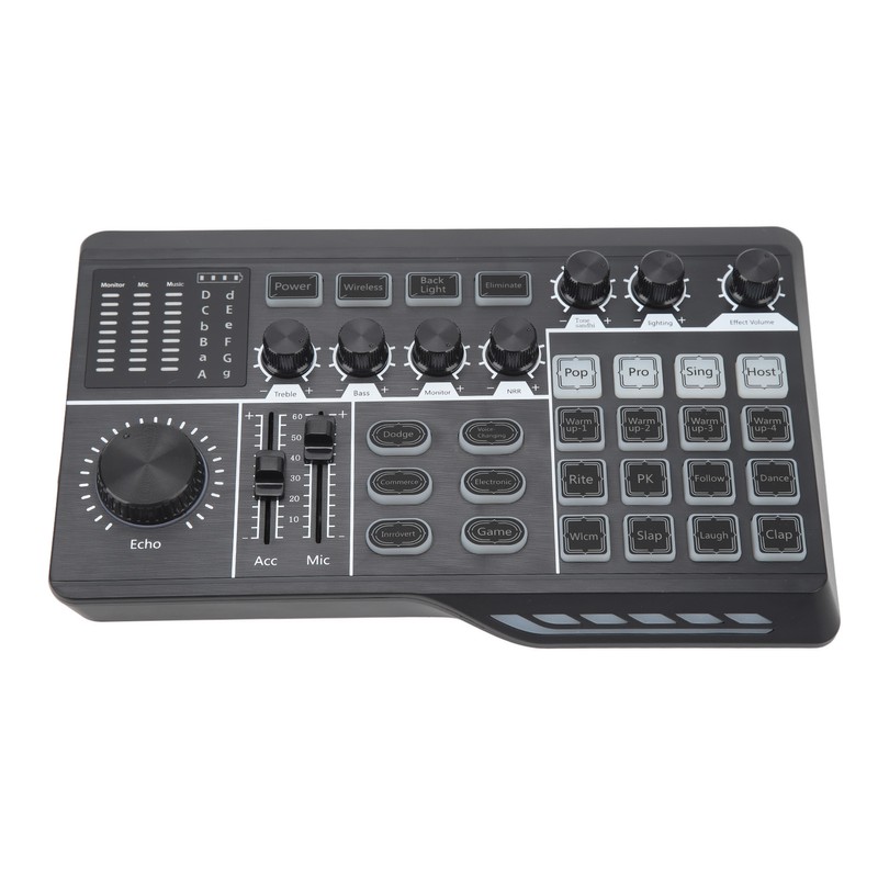 Professional Sound Mixer 1200mAh Micro USB Studio Streaming Live Gaming