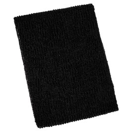 Berber’s Treat Exfoliating Cloth Premium Viscose Japanese Scrubber Cloth Ideal for Back, Legs, Arms - Gentle Exfoliation - Dead Skin Removal - Soft and Smooth Skin (Black & Black)