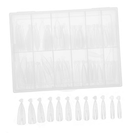 FOMIYES Wearing Nails 120pcs Full Cover False Nails Natural Appearance Square Tips Salon Home Use for Events