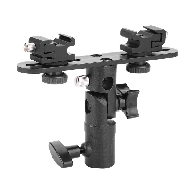 Kuuleyn Flash Mount, Flash Rail, Hot Shoe Flash Stand Umbrella
